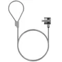 Aisens Cable de Seguridad con Cerradura de Llave 1.5m ASLK-D40K02-SL en Plata